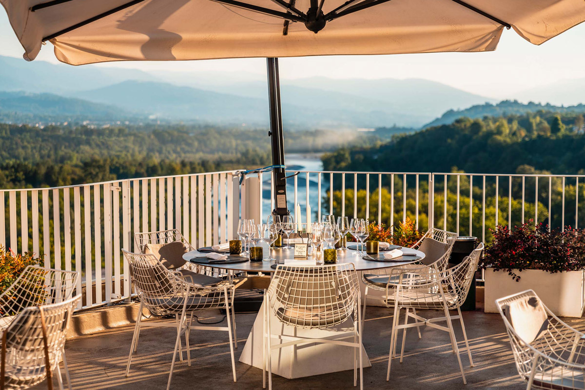 la terrazza Astor Belluno